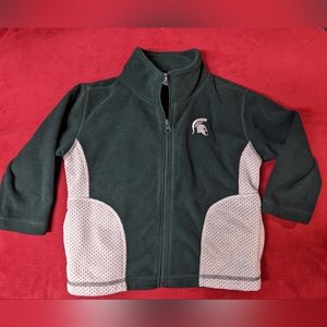 3T Michigan State Fleece Zip Jacket